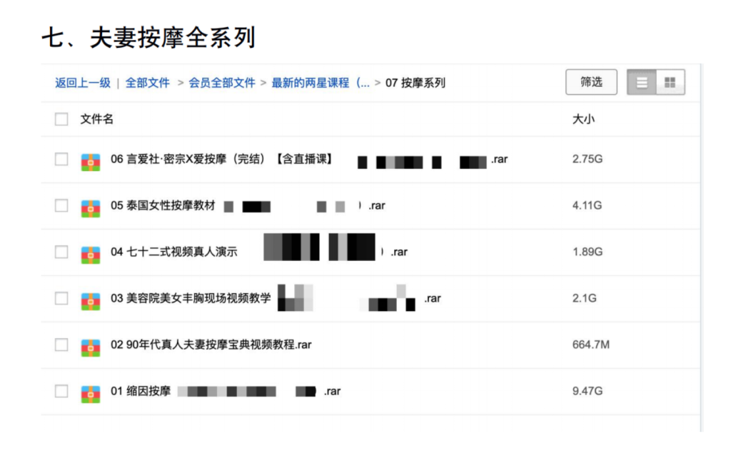 夫妻按摩-密宗按摩等多部高清按摩視頻網盤資源百度網盤插圖
