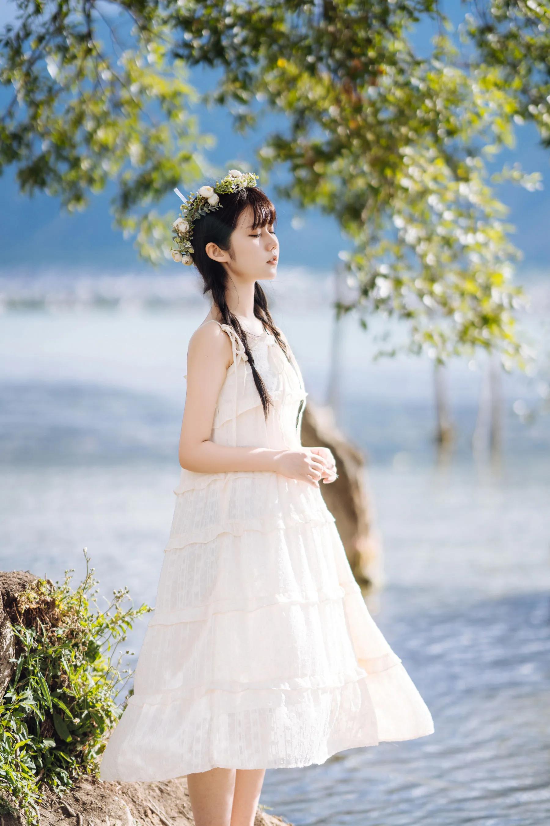 喵糖映畫 海邊姑娘（鏡醬）純色白裙，嚶嚶嚶插圖12