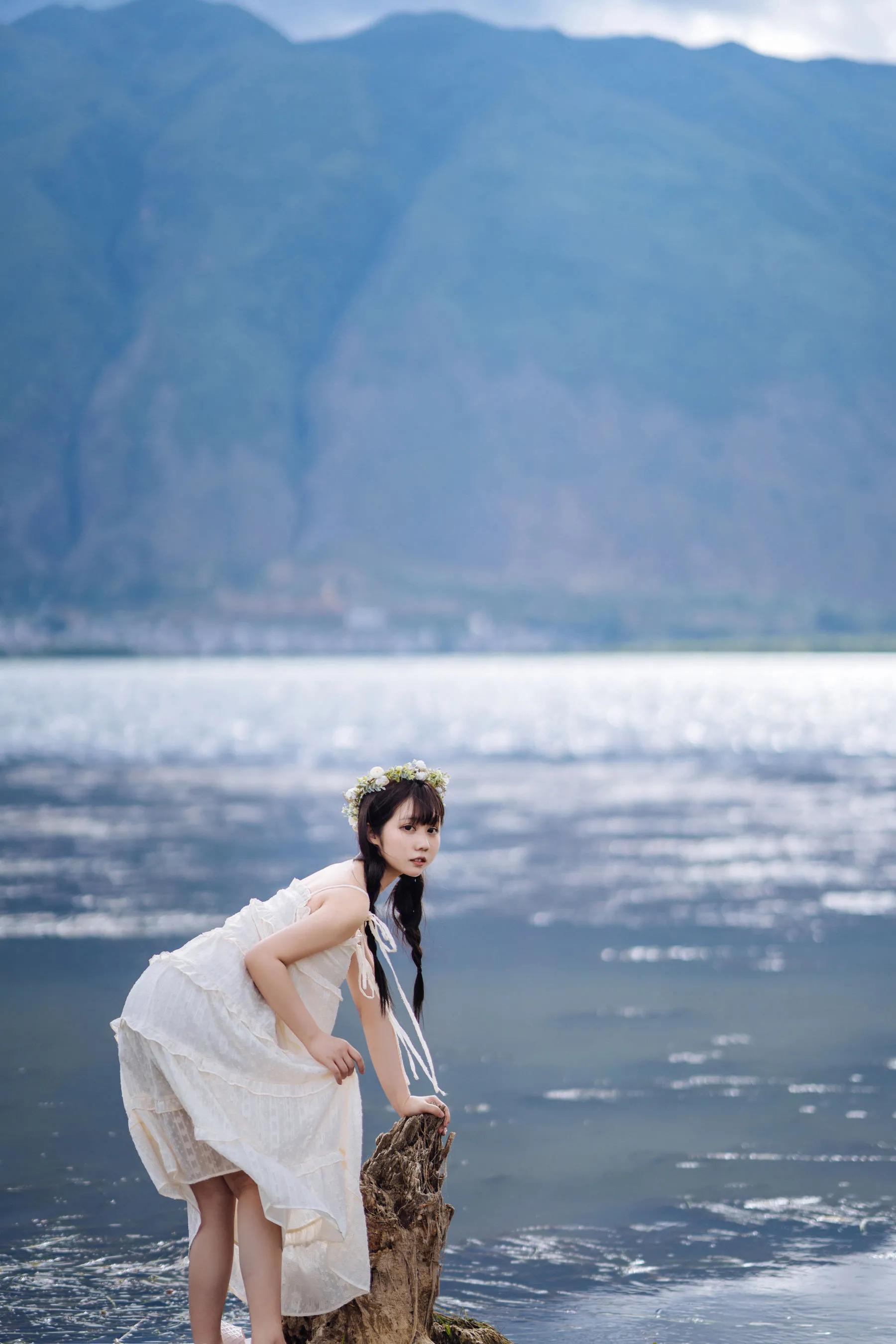 喵糖映畫 海邊姑娘（鏡醬）純色白裙，嚶嚶嚶插圖17