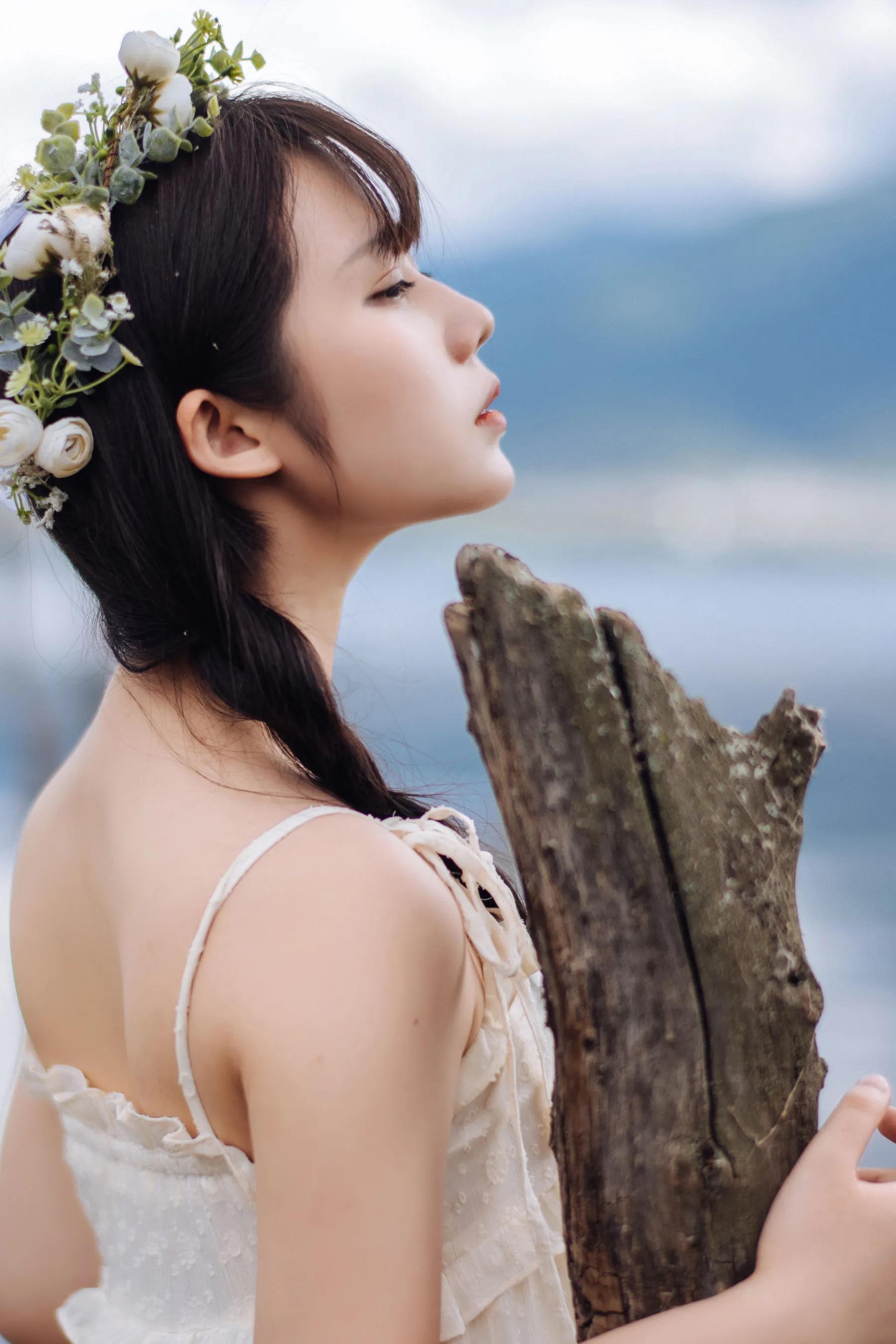 喵糖映畫 海邊姑娘（鏡醬）純色白裙，嚶嚶嚶插圖6