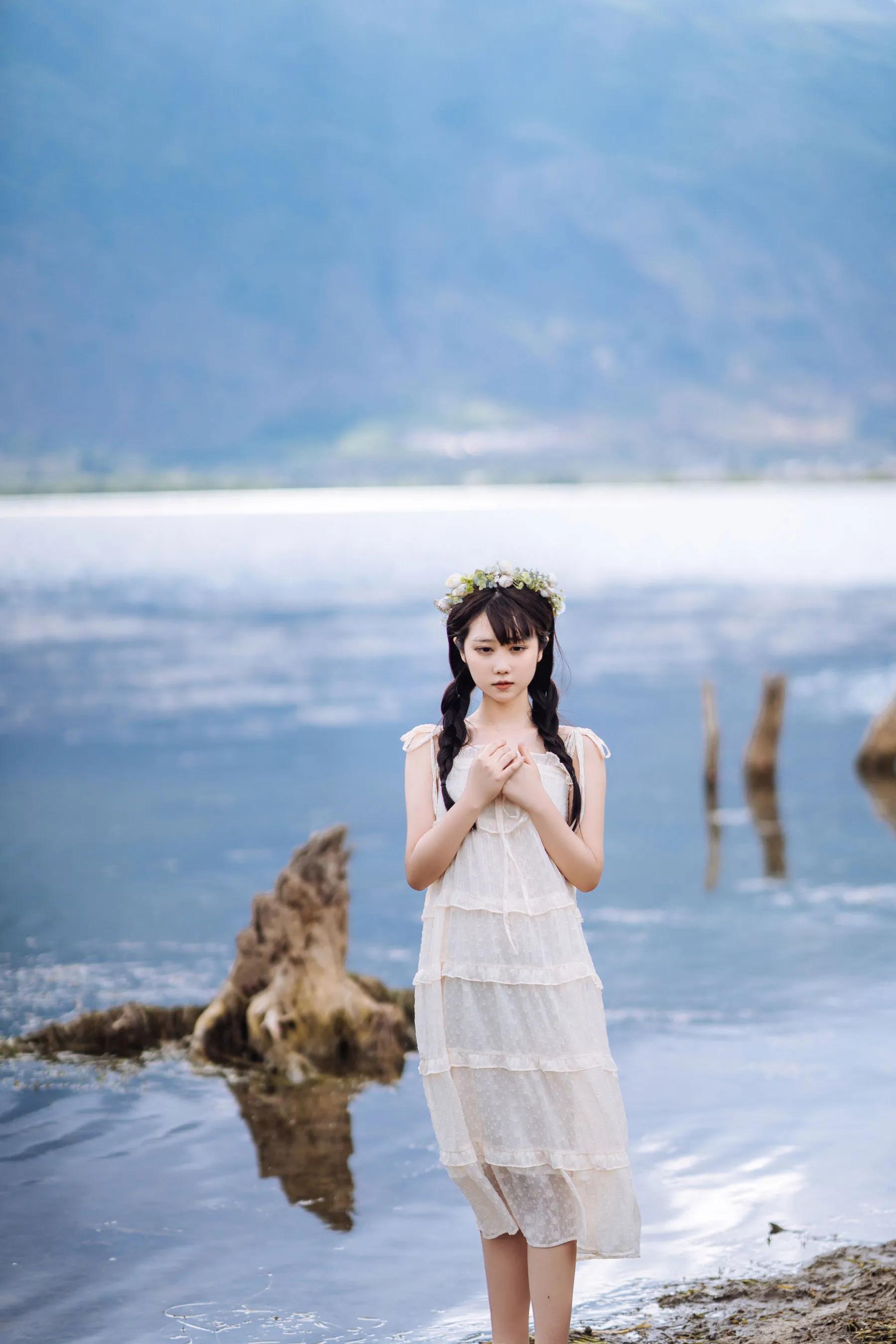 喵糖映畫 海邊姑娘（鏡醬）純色白裙，嚶嚶嚶插圖18