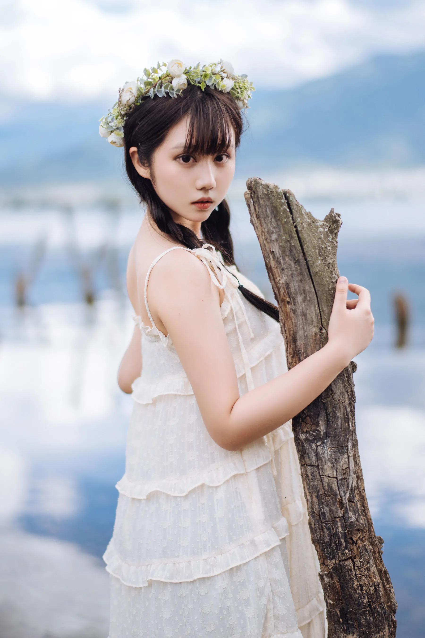 喵糖映畫 海邊姑娘（鏡醬）純色白裙，嚶嚶嚶插圖5